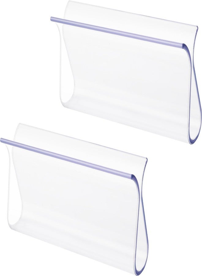 Aysatogc 2PCS Shade Pulls for Roller Shades, Plastic Roller Hem Grip Pull Down Shades Blinds for Windows Home Car Rolling Curtain Accessories (Clear) - Image 1